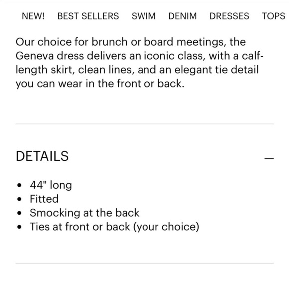 *NWT* Carve Designs ‘Geneva’ Dress - Picture 6 of 16